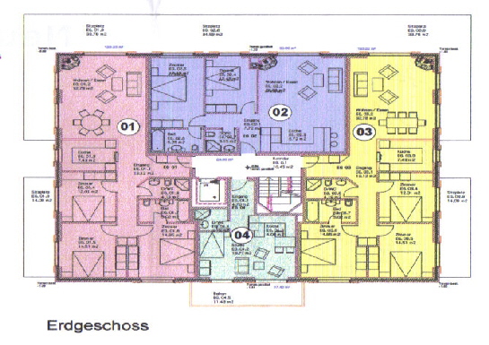BE-OL Mehrfamilienhaus Zeichnung