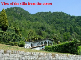 Tessin Villa Strasse