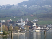 K�ssnacht near the Rigi mountain