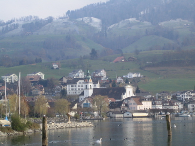 K�ssnacht near the Rigi mountain